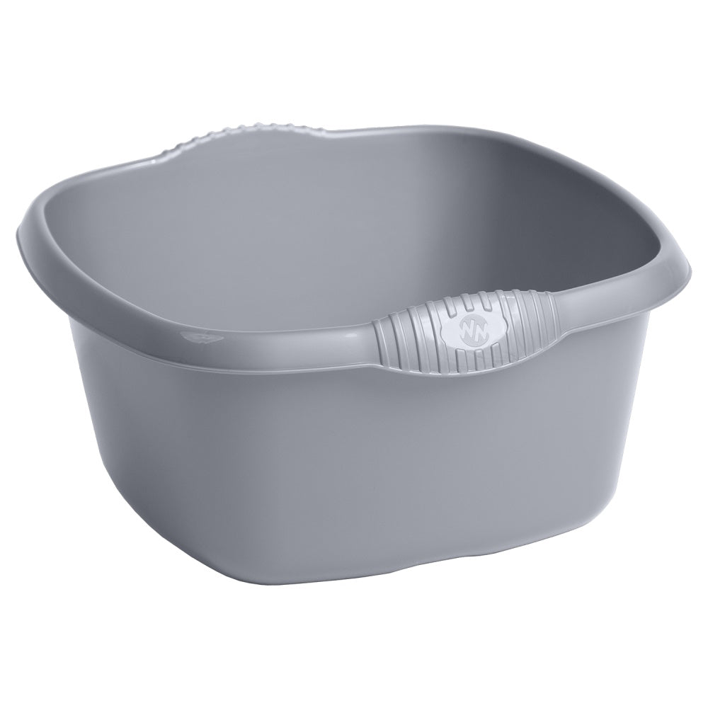 Wham 11280 Casa Square Washing Up Bowl 32cm - Silver