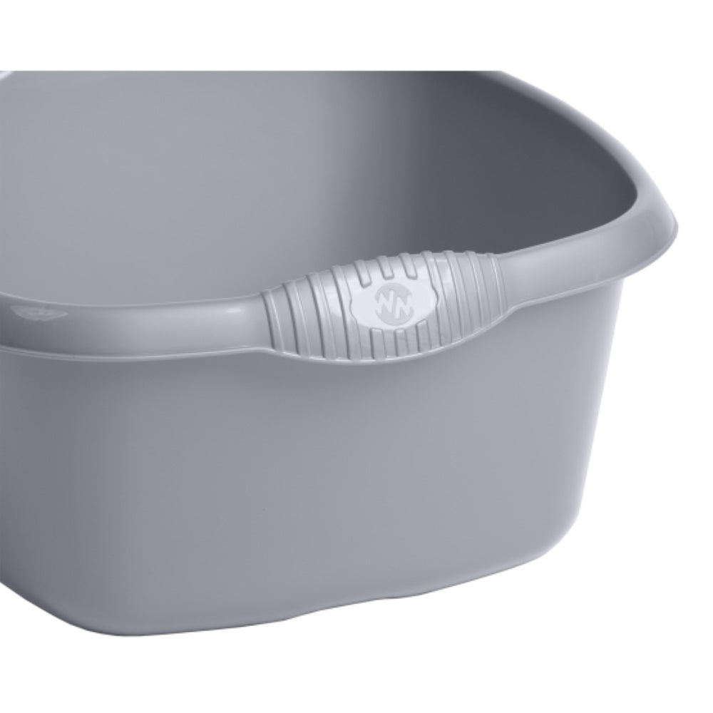 Wham 11280 Casa Square Washing Up Bowl 32cm - Silver