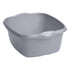 Wham 11285 Casa Plastic Rectangular Washing Up Bowl 39cm - Silver Washing Up Bowls What More UK Ltd Brand_Wham Cleaning Equipment Collections_Cleaning Equipment Collections_Washing Up Bowls / Drainers Dec24 Housewares Kitchenware Mark.Williams Product Type_Housewares Product Type_Washing Up Bowls Washing Up Bowls & Drainers Wham What More UK Ltd