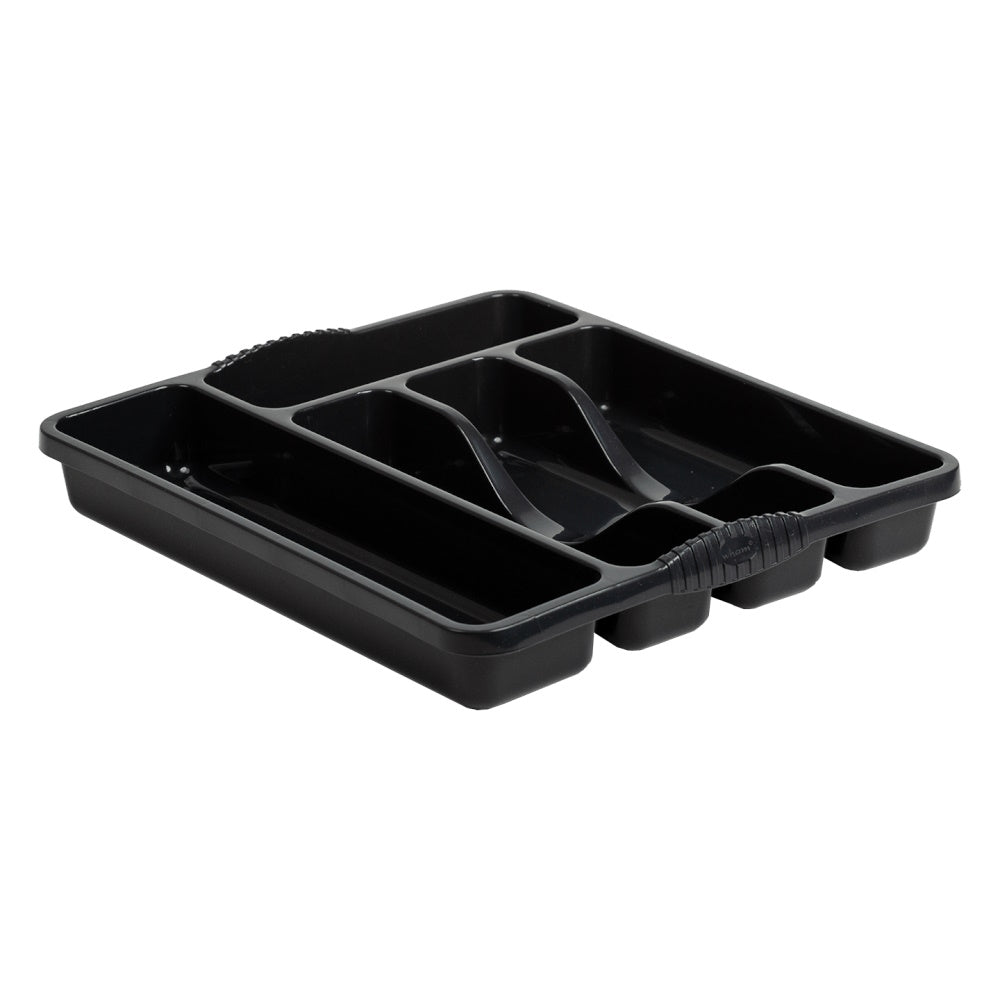 Wham 16907 Casa Small Cutlery Tray - Midnight Cutlery Trays & Holders What More UK Ltd Brand_Wham Collections_Kitchen Organisation Dec24 Google Product Kitchen & Dining Kitchen & Food Storage Kitchen Organisation Mark.Williams Product Type_Cutlery Trays & Holders Wham What More UK Ltd