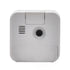 Hometime 5154W Small Square Alarm Clock White Alarm Clocks Widdop Brand_Widdop Collections_More Decor & Giftware Decor & Giftware Google Product Home MAR25 Mark.Williams More Decor & Giftware Product Type_Alarm Clocks Widdop