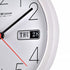 HomeTime 5177W Day/Date Wall Clock 8½" Dia White Clocks Widdop Brand_Widdop Clocks Clocks & Weather Stations Collections_Clocks / Weather Stations Collections_More Decor & Giftware Dec24 Decor & Giftware Home Home Interiors HOMETIME Mark.Williams More Decor & Giftware Product Type_Wall Clocks Wall Clocks Widdop