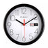 HomeTime 5177B Day/Date Wall Clock 8½" Dia Black Clocks Widdop Brand_Widdop Clocks Clocks & Weather Stations Collections_Clocks / Weather Stations Collections_More Decor & Giftware Dec24 Decor & Giftware Home Home Interiors HOMETIME Mark.Williams More Decor & Giftware Product Type_Wall Clocks Wall Clocks Widdop