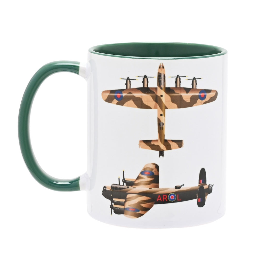 Widdop RAF416 RAF Printed Mug - Lancaster Mugs Widdop Brand_Widdop China Wares Collections_Mugs Cups and Saucers Dining & Tableware Google Product Kitchen & Dining MAR25 Mark.Williams mug Mugs Mugs Cups & Saucers Product Type_Single Mugs Widdop