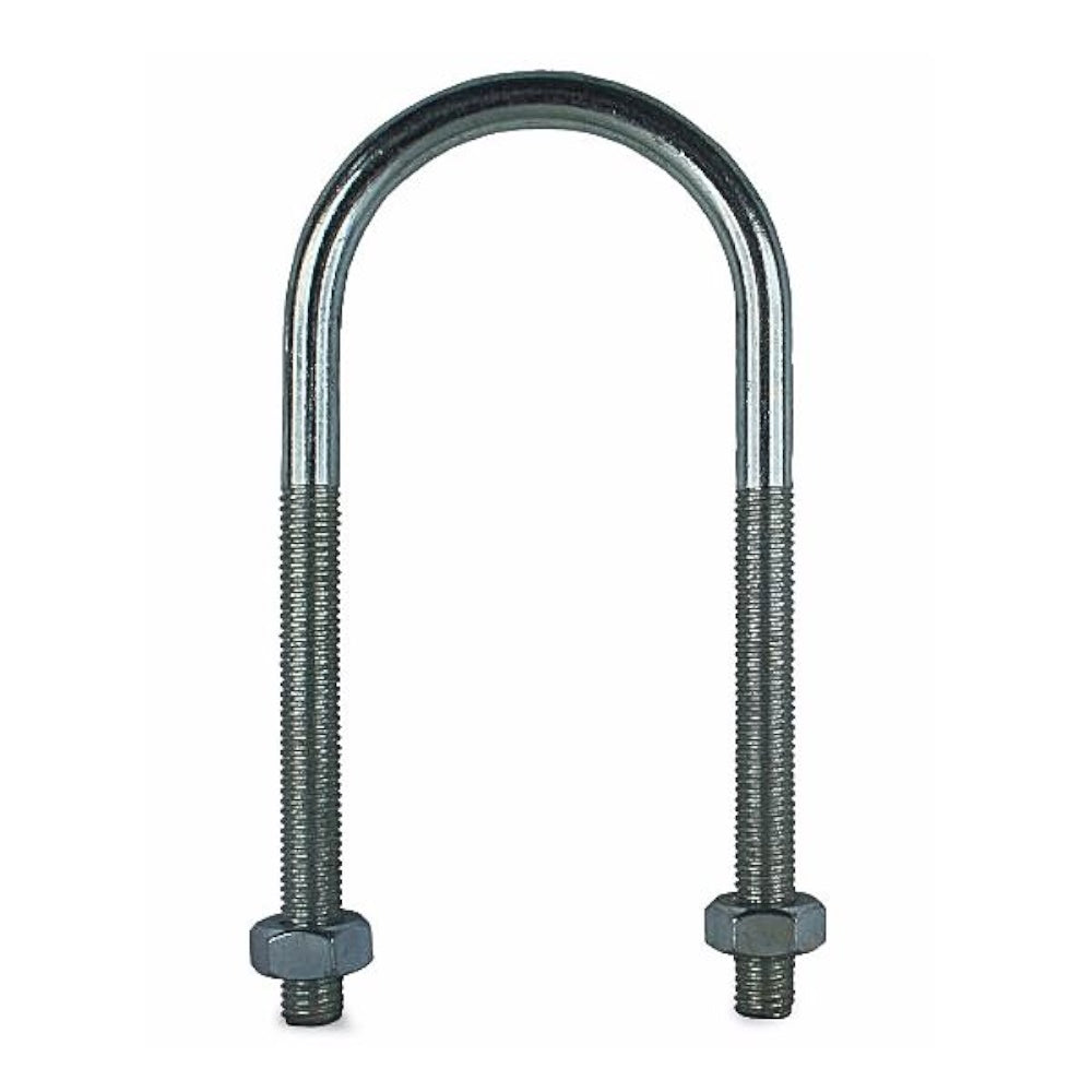 Long U-BOLT with Nuts - Various Sizes bolt Zinco (Midlands) Ltd Bolt Collections_Fixings / Fasteners Collections_More Fixings / Fasteners Fixings & Fasteners Ironmongery Mark.Williams More Fixings & Fasteners Nov24 Other Bolts Product Type_Sundry Ironmongery Sundry Ironmongery Tools Zinco