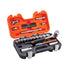 BAHCO 3/8in &amp; 1/4in Sq. Dr. Socket Set 34 Piece - XMS25SS38 Socket Sets Curtis Holt (Southampton) Ltd (NMB Bahco Brand_Bahco CarlR Collections_Sockets Collections_Sockets and Spanners Nov25 Product Type_1/4" drive Sockets Product Type_3/8" drive Sockets Product Type_Socket Sets Socket Sockets & Spanners Sockets and Spanners Spanners & Sockets Toolbank XMS25