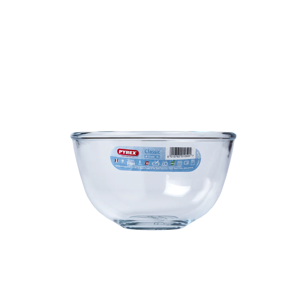 Pyrex 179B Classic Glass Mixing Bowl 1Ltr - Premium Mixing Bowls from Pyrex - Just $5.99! Shop now at W Hurst & Son (IW) Ltd