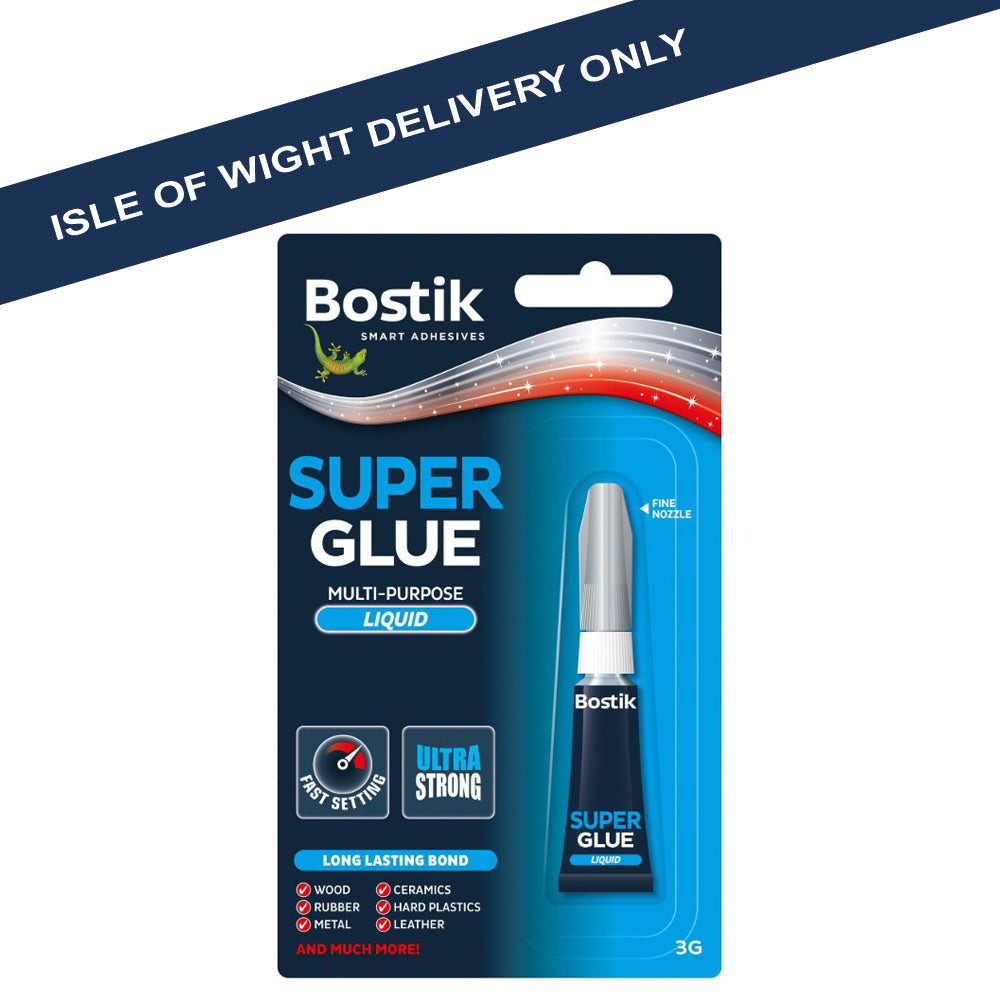 BOSTIK 30624386 Super Glue Tube 3g Super Glue Bostik Ltd (NMBS) CarlR Feb25 iowonly Product Type_Super Glue SuperGlue