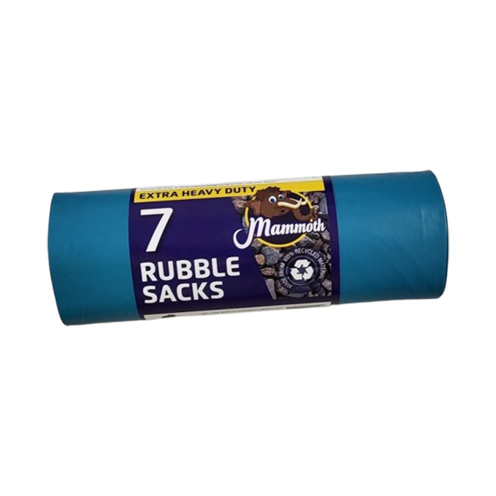 Mammoth 50Ltr Heavy Duty Rubble Sacks – Pack of 7 (Blue) - MAM07RS Waste Bin Bag Ecobag (UK) Ltd Bin Bag Bin Liners Bins & Bin Liners Brand_Ecobag CarlR Collections_Bins / Bin Liners Ecobag Product Type_Bin Liners sep25 Waste Waste Management