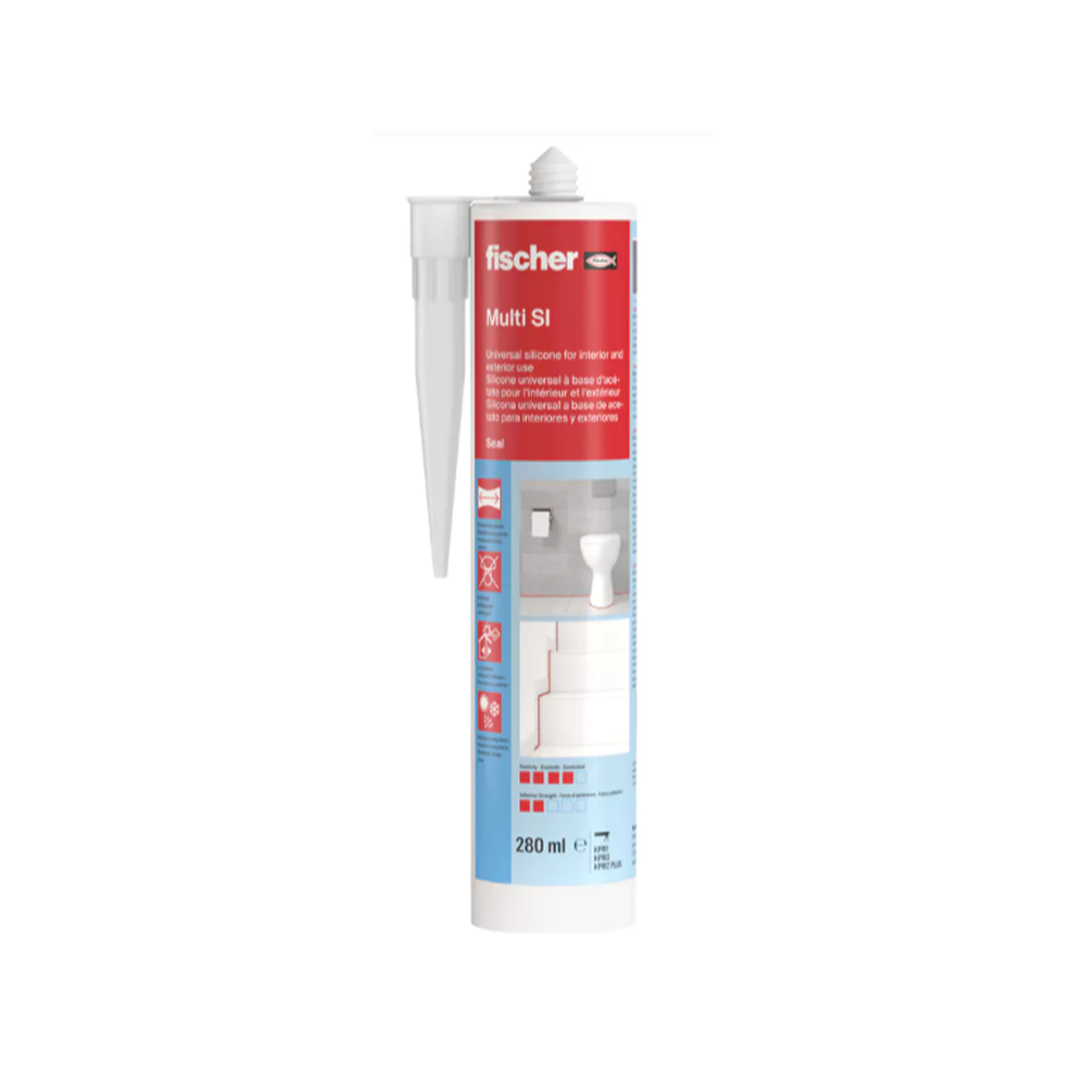 Fischer 40389 Silicone Sealant Grey 280ml