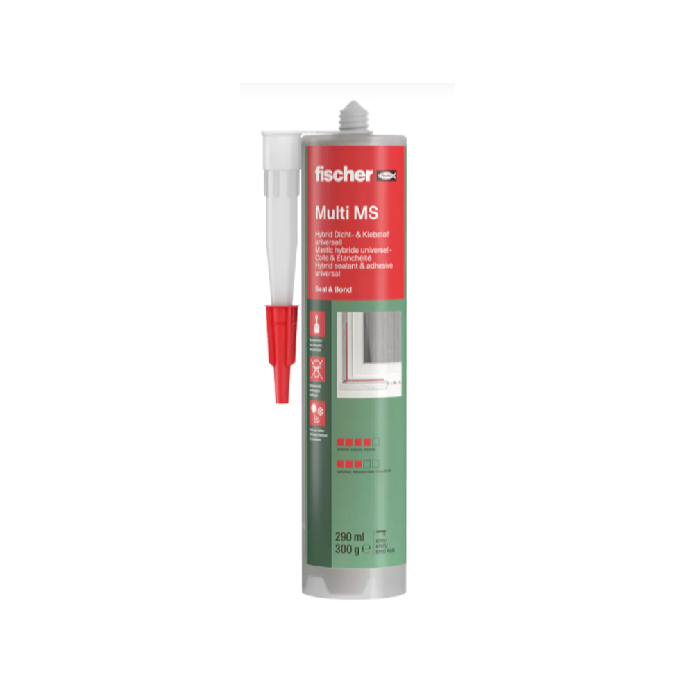 Fischer 59389 Construction Adhesive White 290ml