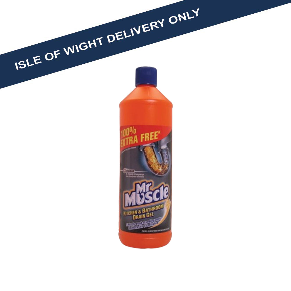 ** Mr Muscle Kitchen and Bathroom Drain Gel 1 Litre Drain Unblocking SC Johnson Cleaning Consumables Collections_Cleaning Consumables iowonly Mr Muscle Not Google Product Type_Drain Unblocking SC Johnson