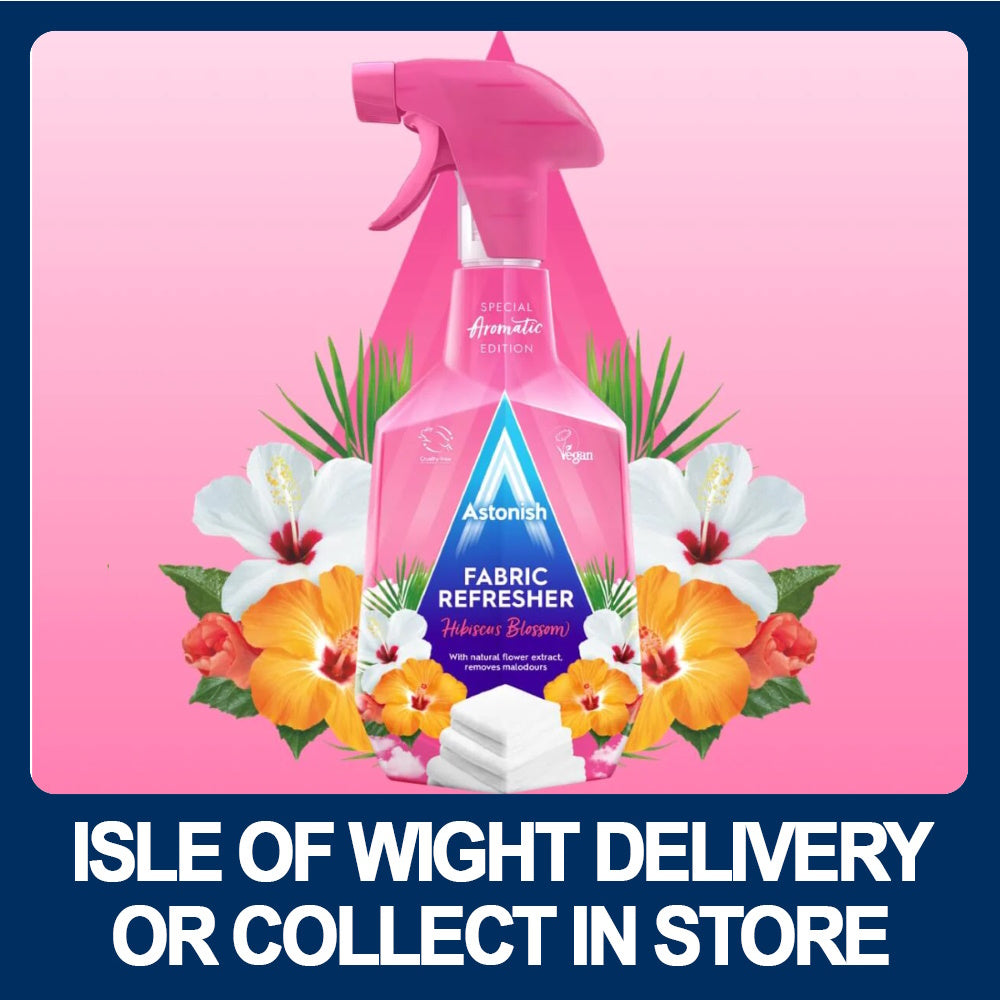 Astonish C3430 Fabric Refreshener Hibiscus Blossom 750ml - Premium Laundry Care from ASTONISH - Just $1.75! Shop now at W Hurst & Son (IW) Ltd