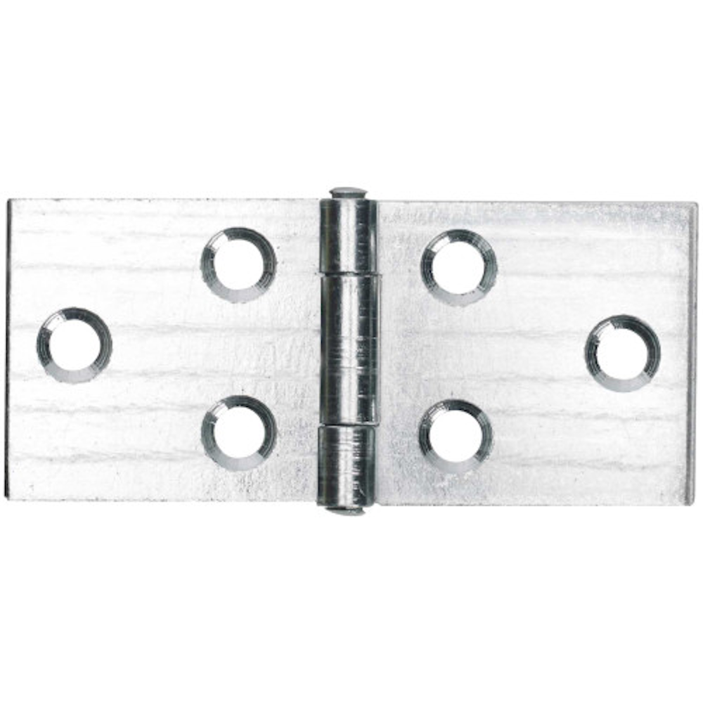 Cranked Backflap Hinges Pressed Steel Pair - Various Sizes