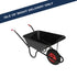 Classic Black 85ltr Pneumatic Wheelbarrow - Part No. 9004 Wheelbarrows W Hurst & Son (IW) Ltd Collections_Barrows / Trolleys / Trugs free delivery Incinerators & Barrows iowonly Not Google Product Type_Wheelbarrows Restricted Wheelbarrows Trolleys & Trugs