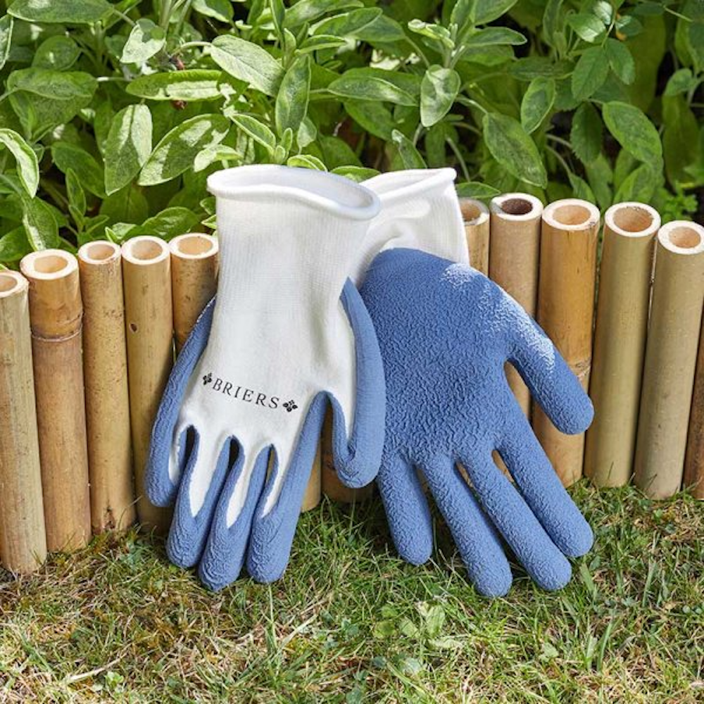 Briers 4530003   Bamboo Grip Gloves - Blue Small