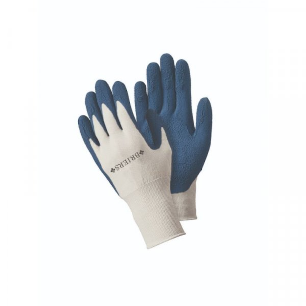 Briers 4530004   Bamboo Grip Gloves - Blue Medium