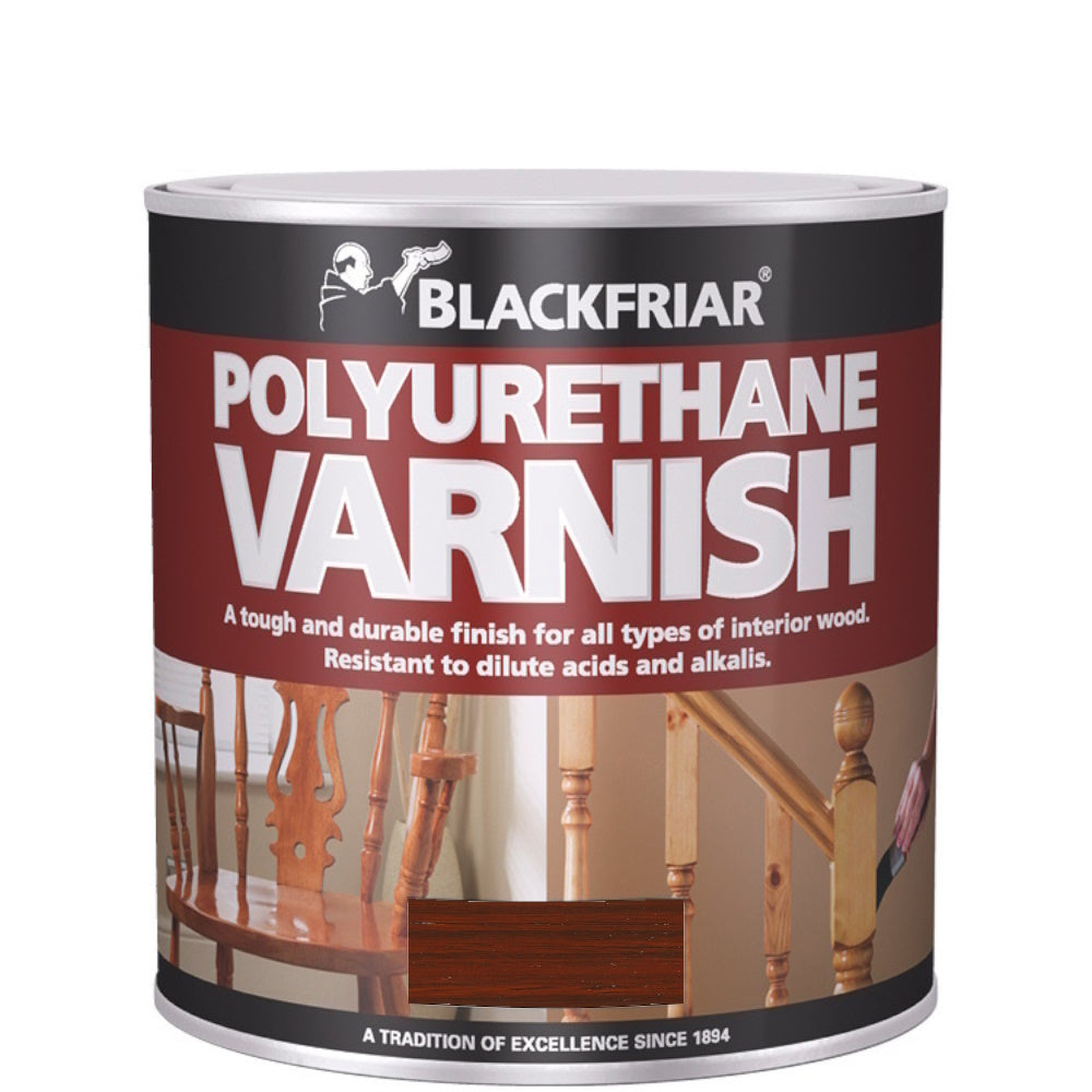 Blackfriar BF0250008/F1 Polyurethane Varnish 250ml Dark Mahogany Varnish Tor Coatings Ltd (NMBS) Blackfriar Brand_Blackfriar Collections_Stains and Varnish Decorating Feb25 iowonly Mark.Williams Paints Stains & Varnishes Product Type_Varnish Stain & Varnish Stains & Varnish Varnish