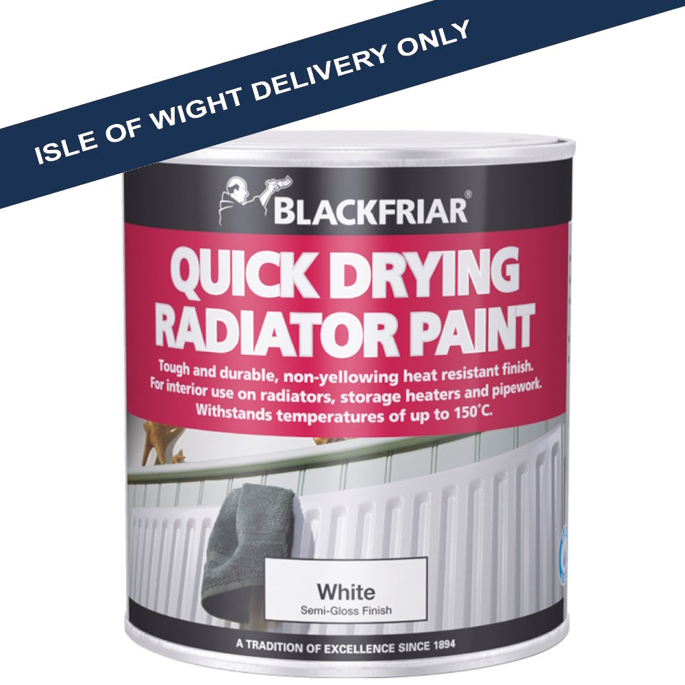 Blackfriar BF0620001/F1 Radiator QD Paint White 250ml Metal Brush Paints Tor Coatings Ltd (NMBS) Blackfriar Decorating Home Improvement iowonly Jan25 Mark.Williams Metal Paints Paints Stains & Varnishes Product Type_Metal Brush Paints Tor Coatings