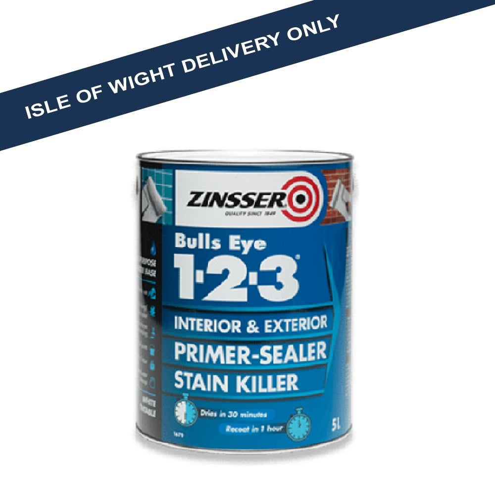 **ZINSSER BE1 Bulls Eye 1 2 3 AP Primer 1ltr Primer / Undercoat Hilton Banks Ltd (NMBS) iowonly Jan25 Primers & Undercoats Product Type_Primer / Undercoat RobC white