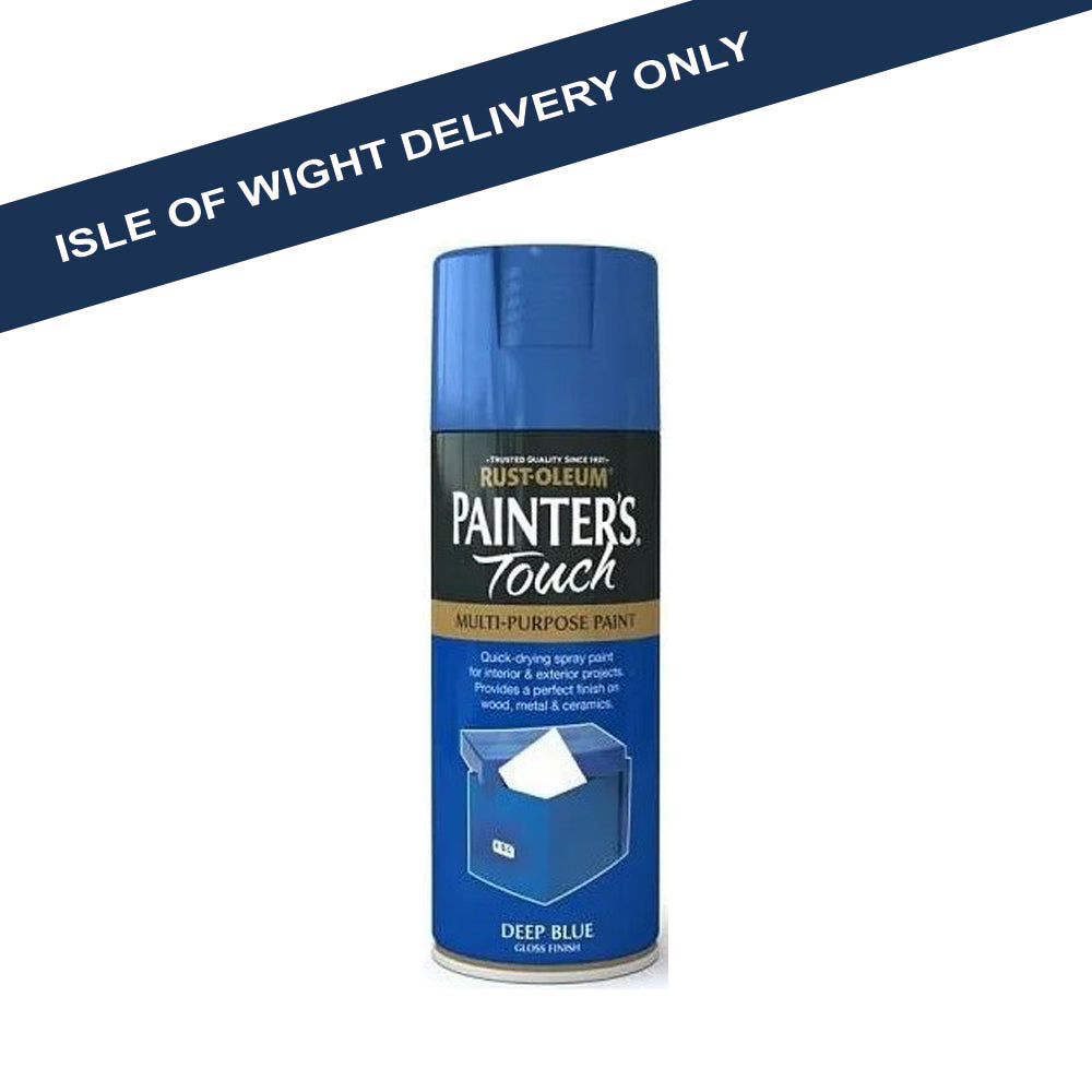 ** RUSTOLEUM AE0040009E8 Deep Blue Gloss Spray Aerosol Paint 400ml Metal Paint Tor Coatings Ltd (NMBS) Brand_Rust-oleum CarlR Collections_Specialist Paints Feb25 Gloss Paints Interior Wood Paints iowonly Metal Paints Product Type_Metal Aerosol Paints Rustoleum Specialist Paints