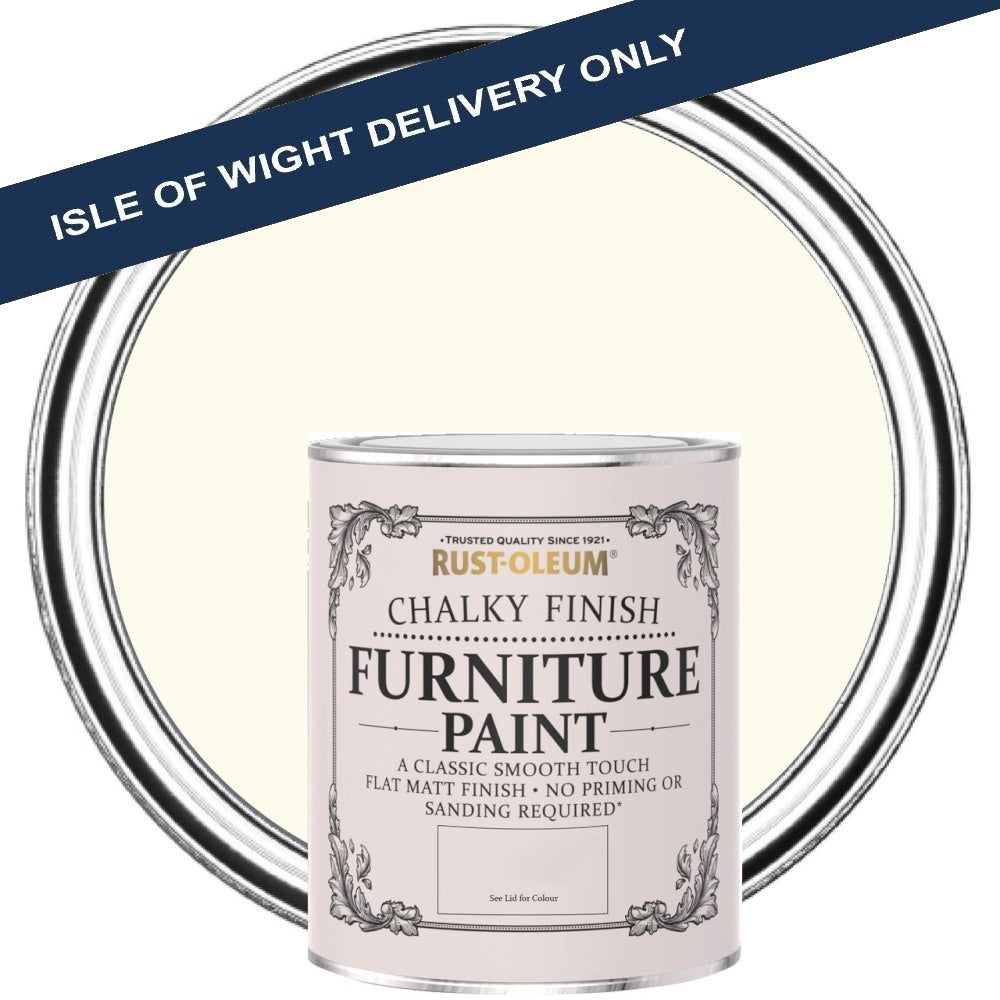 Rust-Oleum RO0070002G1 Chalky Finish Furniture Paint Antique White 750ml Interior Wood Paints Tor Coatings Ltd (NMBS) Brand_Rust-oleum Chalkyfinish Collections_Stains and Varnish Decorating Interior Wood Paints iowonly Jan25 Mark.Williams Paints Stains & Varnishes Rustoleum Stains & Varnish