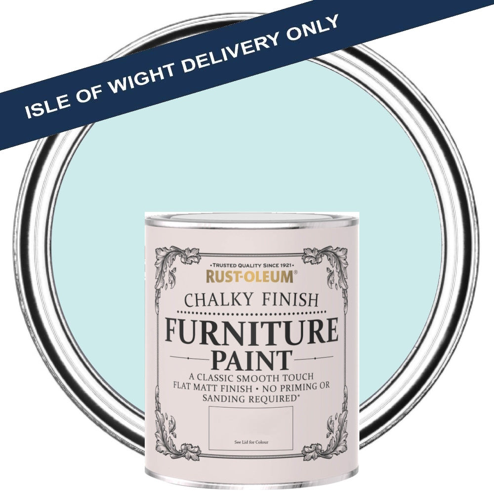 Rust-Oleum RO0070009G1 Chalky Finish Furniture Paint Duck Egg Blue 750ml Interior Wood Paints Tor Coatings Ltd (NMBS) Brand_Rust-oleum Chalkyfinish Collections_Stains and Varnish Interior Wood Paints iowonly Jan25 Mark.Williams Paints Stains & Varnishes Rustoleum Stains & Varnish