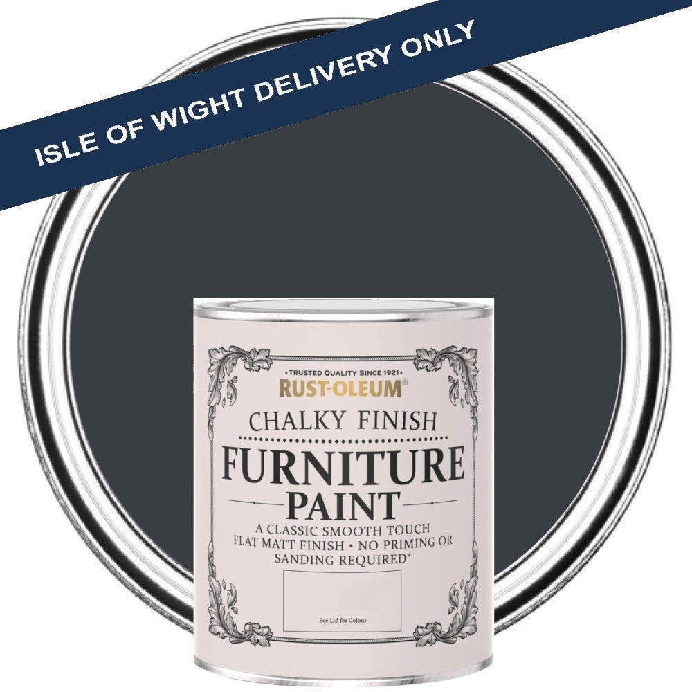 Rust-Oleum R00070014G1 Chalky Finish Furniture Paint Anthracite 750ml Interior Wood Paints Tor Coatings Ltd (NMBS) Brand_Rust-oleum Chalkyfinish Collections_Stains and Varnish Decorating Interior Wood Paints iowonly Mark.Williams Paints Stains & Varnishes Rustoleum Stains & Varnish