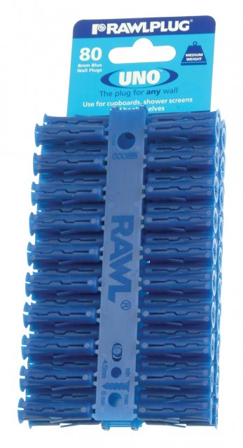 Rawlplug UNO® RAW68595  - Plug Blue - Premium  from Wralplug - Just $3.79! Shop now at W Hurst & Son (IW) Ltd