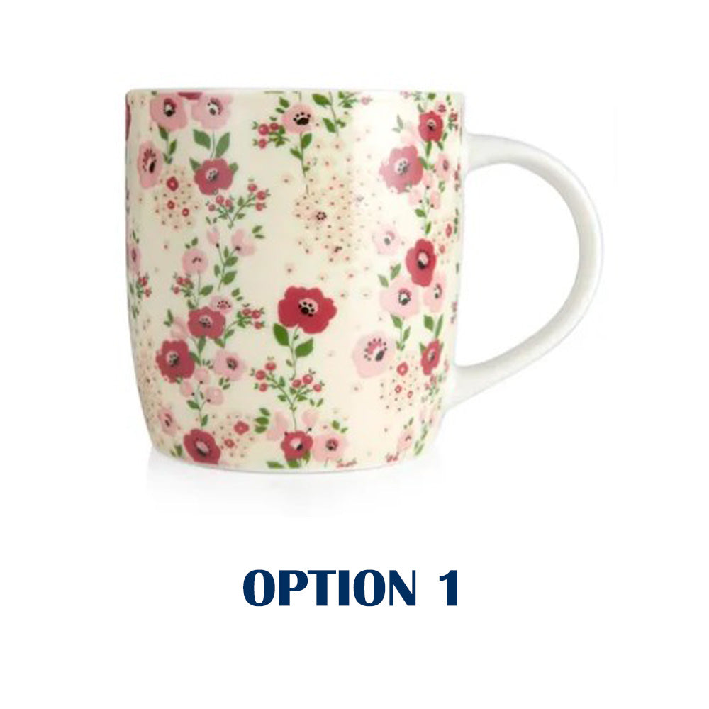 Home AIS30045 Flowers Mug - Sold Individually Mugs R K Wholesale Ltd (AIS) CarlR Collections_Mugs Cups and Saucers Dec24 Mugs Mugs Cups & Saucers Product Type_Single Mugs