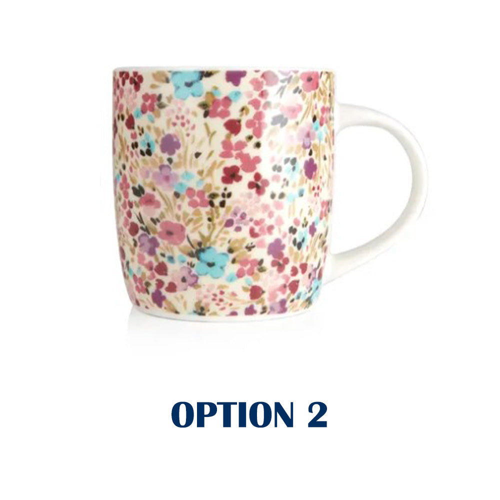 Home AIS30045 Flowers Mug - Sold Individually Mugs R K Wholesale Ltd (AIS) CarlR Collections_Mugs Cups and Saucers Dec24 Mugs Mugs Cups & Saucers Product Type_Single Mugs