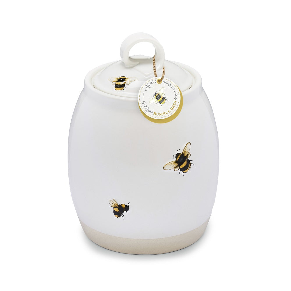 Cooksmart 1766 Bumble Bees Coffee Canister in Cream Storage Jar City Look Imports Ltd (AIS) Brand_Cooksmart Coffee Coffee Canister Coffee machines Collections_Coffee Machines Collections_Coffee Teapots and Hob Kettles Collections_Tea Coffee and Sugar Cooksmart Cooksmart Bumble Bees Dec24 Product Type_Coffee Filters Product Type_Coffee Grinders Product Type_Coffee Machines Product Type_Tea Coffee Sugar Canisters RobC Tea Coffee & Sugar Storage