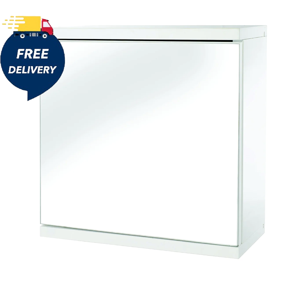 Croydex WC257122 Simplicity Single Mirrored Door Cabinet