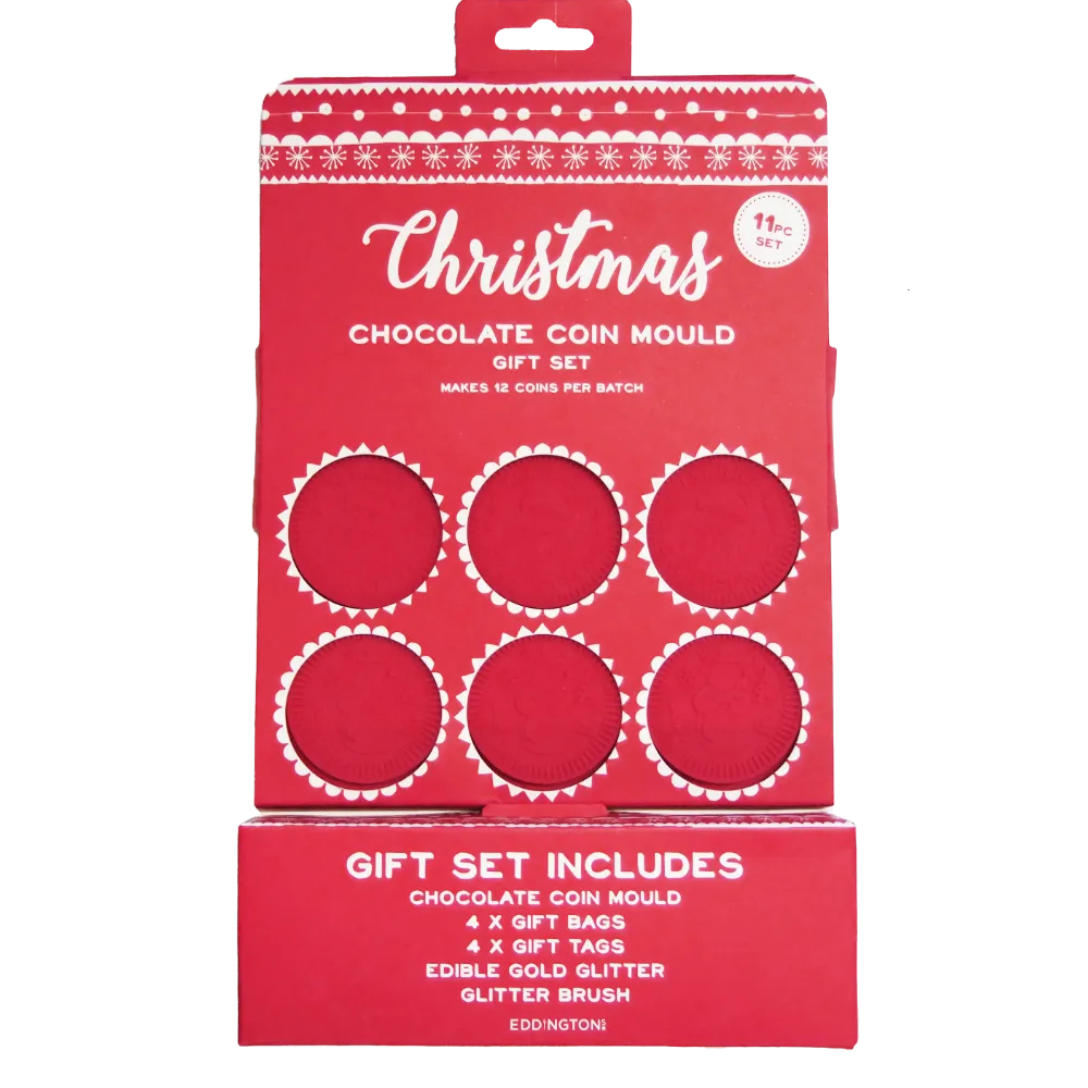 Eddingtons 84030 Christmas Chocolate Coin Mould Chocolate Coin Mold eddingtons 6 Coin Mold All Things Christmas Brand Eddingtons Brand_Eddingtons Chocolate Christmas Christmas Baking Christmas Cooking Christmas Essentials Christmas Gifts Christmas Novelty Christmas Ornaments Christmas Party Christmas Products Coin mold Eddingtons Gift Set Kids Christmas May24 Product Type_Christmas Baking Product Type_Christmas Tableware RobC