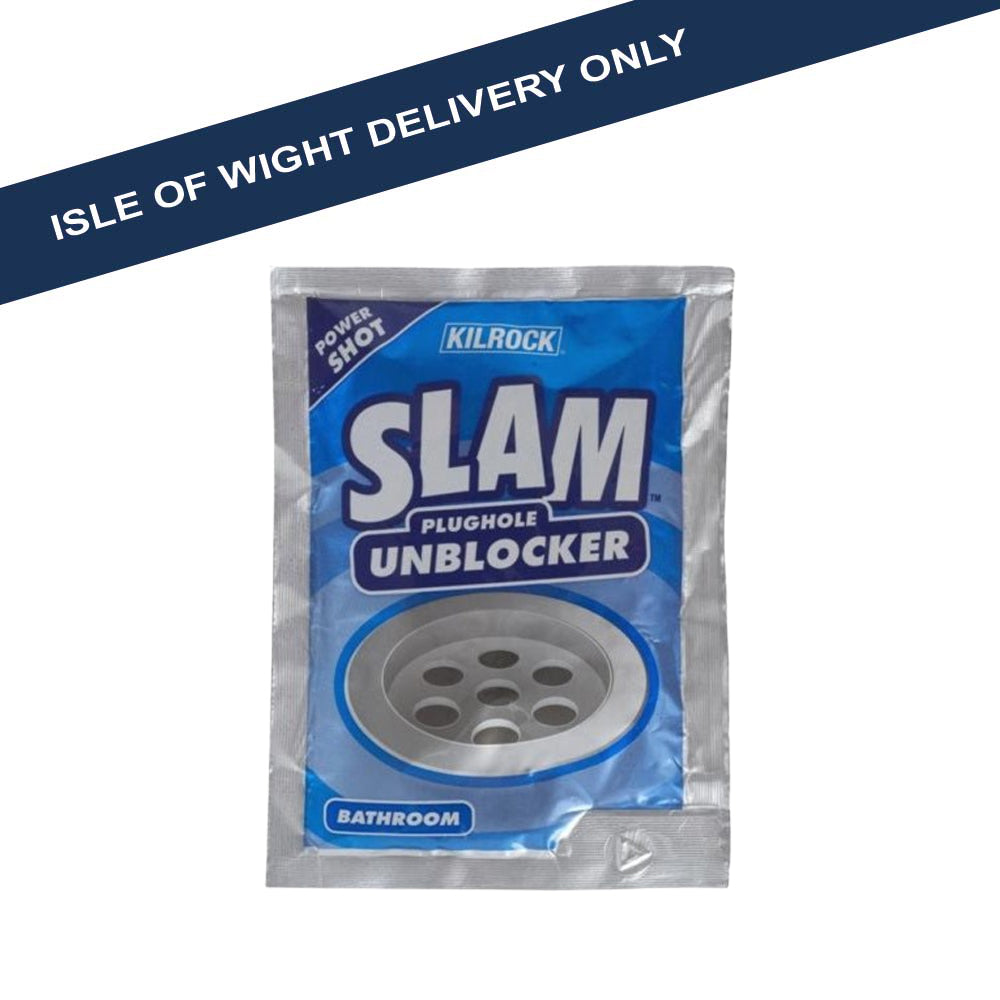 ** Kilrock Slam Bathroom Plughole Unblocker 80g Shot Drain Unblocking Kilrock Brand_Kilrock Cleaning Consumables Collections_Cleaning Consumables Google Product iowonly Kilrock Product Type_Drain Unblocking