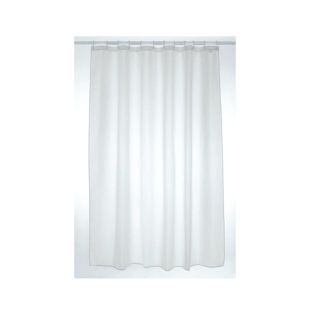 Blue Canyon SC310WH Poly Shower Curtain White 180cm x 200cm