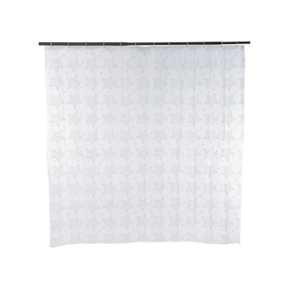 Blue Canyon SC432 Polyester Shower Curtain - Star Shower Curtains Blue Canyon Ltd Blue Canyon Brand_Blue Canyon CarlR Feb25 Product Type_Shower Curtains Shower Shower Curtain Shower Curtains