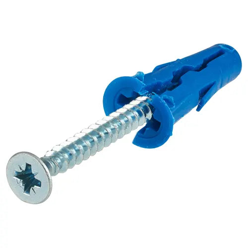 Rawlplug UNO® RAW68595 - Plug Blue Wralplug Collections_Fixings / Fasteners Collections_More Fixings / Fasteners Fixings & Fasteners Google Product Ironmongery Jul23 More Fixings & Fasteners Product Type_TV Wall Fixing Rawlplug RobC Small Ironmongery