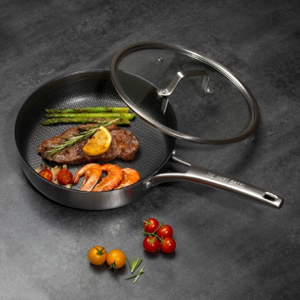 HAIRY BIKERS CKW2639GE Hex Guard 26cm Sauté Pan Saute Pans Eurosonic Group Limited (AIS) Cookware Cookware & Bakeware Jan25 Kitchen & Dining Kitchenware Product Type_Saucepans Product Type_Saute Pans RobC Saucepans