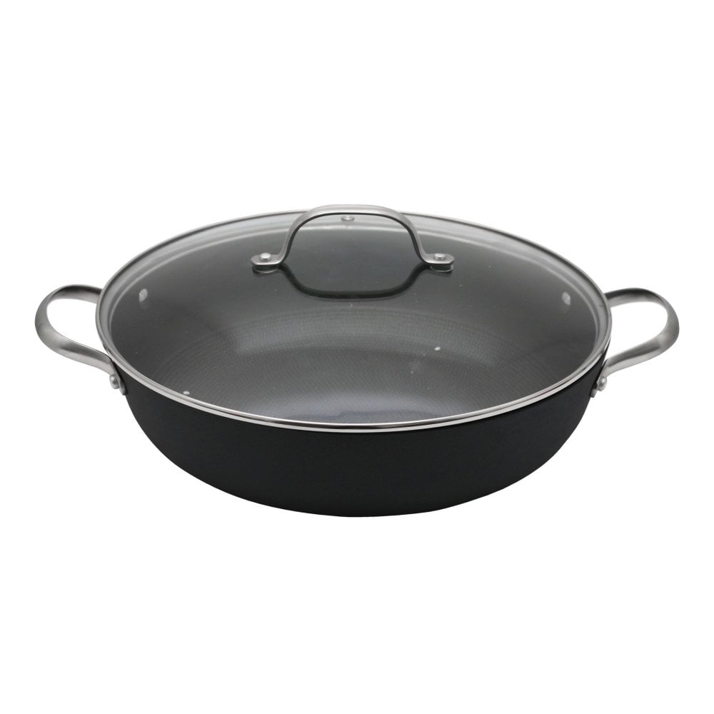 Hairy Bikers CKW2029GE 30cm Lightweight Cast Iron Shallow Casserole Dish Casseroles Eurosonic Group Limited (AIS) Brand_Daewoo Collections_Saucepans / Casseroles Daewoo Jan25 Product Type_Casseroles Product Type_Stockpots / Casseroles RobC Saucepans & casseroles