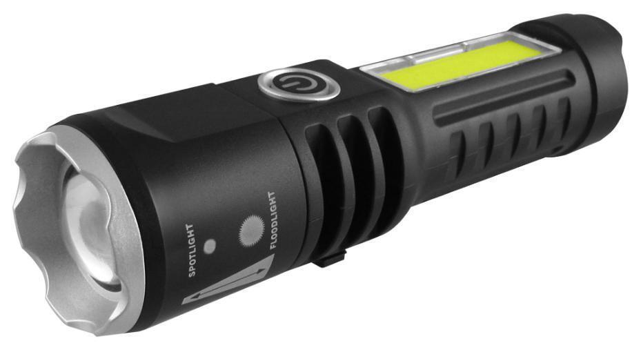 Uni-Com 68310 Rechargeable Torch 3W - Premium Worklights from Uni-Com - Just $6! Shop now at W Hurst & Son (IW) Ltd