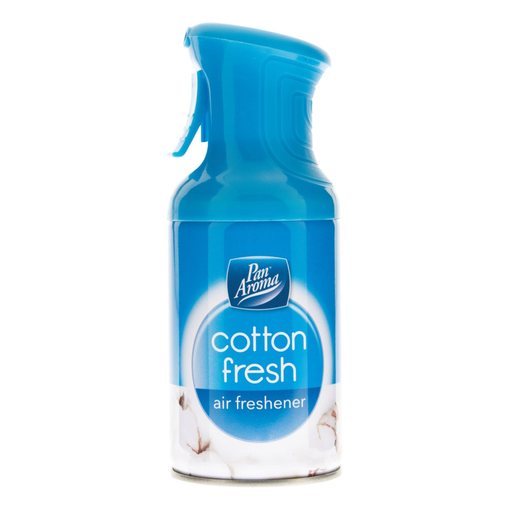 ** Pan Aroma PAN0177 Trigger Air Freshener - Cotton Fresh 250ml Air Fresheners 151 Products Ltd 151 Products Brand_151 Products Home Housewares iowonly Jun25 Mark.Williams Pan Aroma Product Type_Air Fresheners Product Type_Housewares