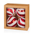 Candy Cane Swirl Baubles – 80mm (4 Piece Set) - TD241533 Baubles Premier Decorations Ltd All Things Christmas Brand_Premier Decorations CarlR Christmas Christmas Decorations Christmas Products Collections_All Things Christmas More Christmas Decorations Nov25 Premier Decorations Product Type_Baubles Product Type_Christmas Decorations
