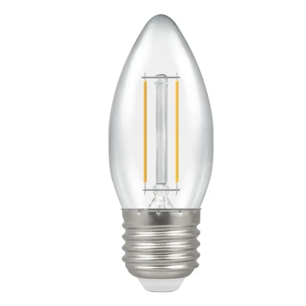 Crompton  LEDCFNCC2E LED Candle Filament Non-Dim Clear 2.2W 2700K ES-E27