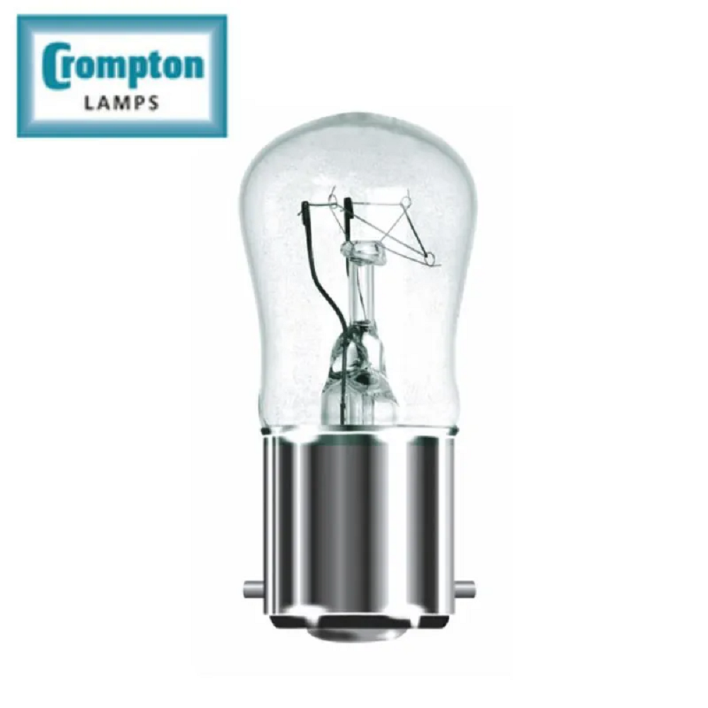 Crompton PC1B PYGMY 15w BC Bulb Clear 28mm Pygmy Lamp Fairway Electrical 15 Watt B22 Bayonet Fitting Brand_Crompton Bulbs Collections_Bulbs / Tubes Energy Energy Save Google Product Jun24 Light Bulbs Lighting Moneysaving PC1B Pygmy RobC Save on Lighting