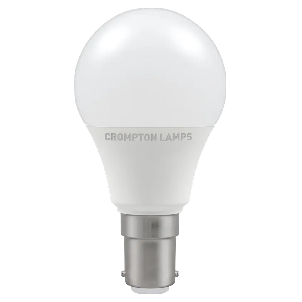 Crompton LEDCCO6C 6w SBC LED ROUND Golf Ball Energy Saver Golf Ball Fairway Electrical 6 W Brand_Crompton Bulbs Collections_Bulbs / Tubes Energy Energy Save Fairway Fairway Electrical Google Product Jun24 Light Bulbs Lighting Moneysaving Product by Fitting_SBC Product Type_Candle Product Type_LED Product Wattage_5W RobC Save me money Save on Lighting