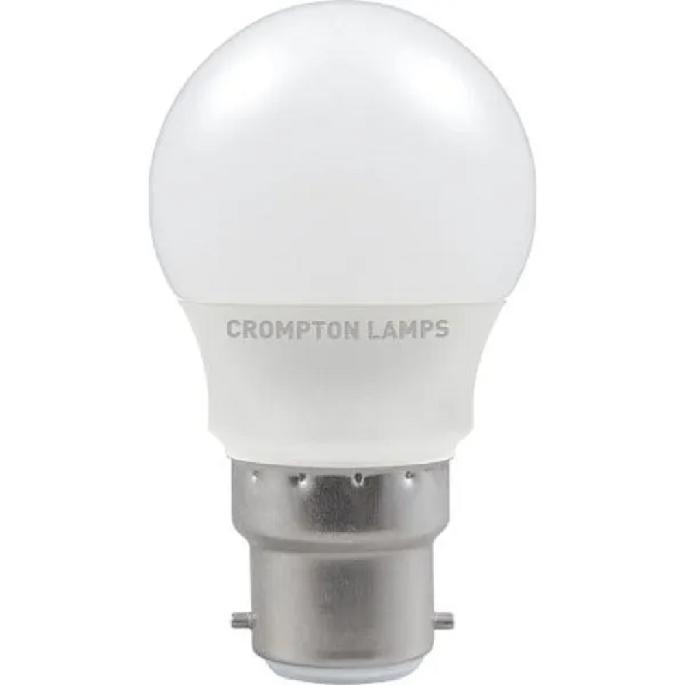 Crompton LEDCGBO6BD 5.5w BC LED Round Daylight E/Saver