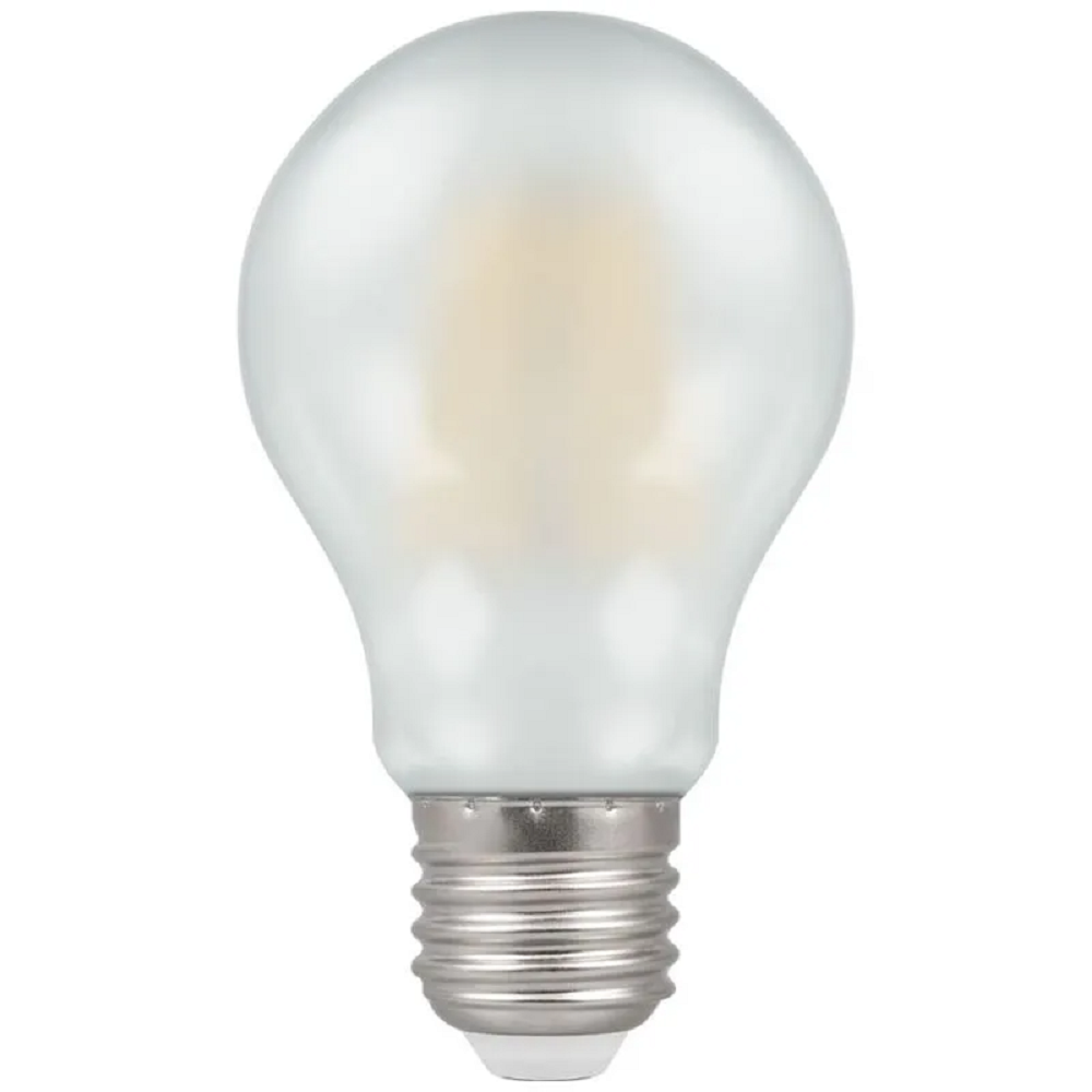 Crompton LEDCFGP5E 5w LED ES Filament GLS Warm White Pearl Filament Bulb Fairway Electrical Brand_Crompton Bulbs Edison Screw Energy Fairway Fairway Electrical Filament Google Product Jun24 LED Light Bulbs Lighting Moneysaving Product by Type_LED Product Type_LED RobC Save me money Save on Lighting