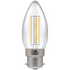 Crompton LEDCFCC6B Filament LED Candle Clear Filament Bulb Fairway Electrical B22 Bayonet Bayonet Fitting Brand_Crompton Bulbs Energy Fairway Fairway Electrical Filament Google Product Jun24 LED Light Bulbs Lighting Moneysaving Product by Type_LED Product Type_LED RobC Save me money Save on Lighting