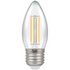 Crompton LEDCFCC6E Filament LED Candle Clear E27 6.5W Candle Filament Bulb Fairway Electrical Bayonet Fitting Brand_Crompton Bulbs Candle Candle lamp Energy Fairway Fairway Electrical Filament Google Product Jun24 LED Light Bulbs Lighting Moneysaving Product by Type_LED Product Type_LED RobC Save me money Save on Lighting